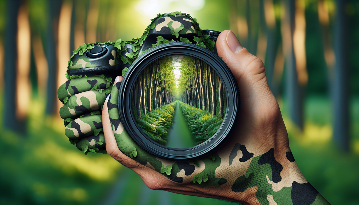 alt_text: Ilusi optik menampilkan kamuflase cermat yang mengelabui persepsi visual.