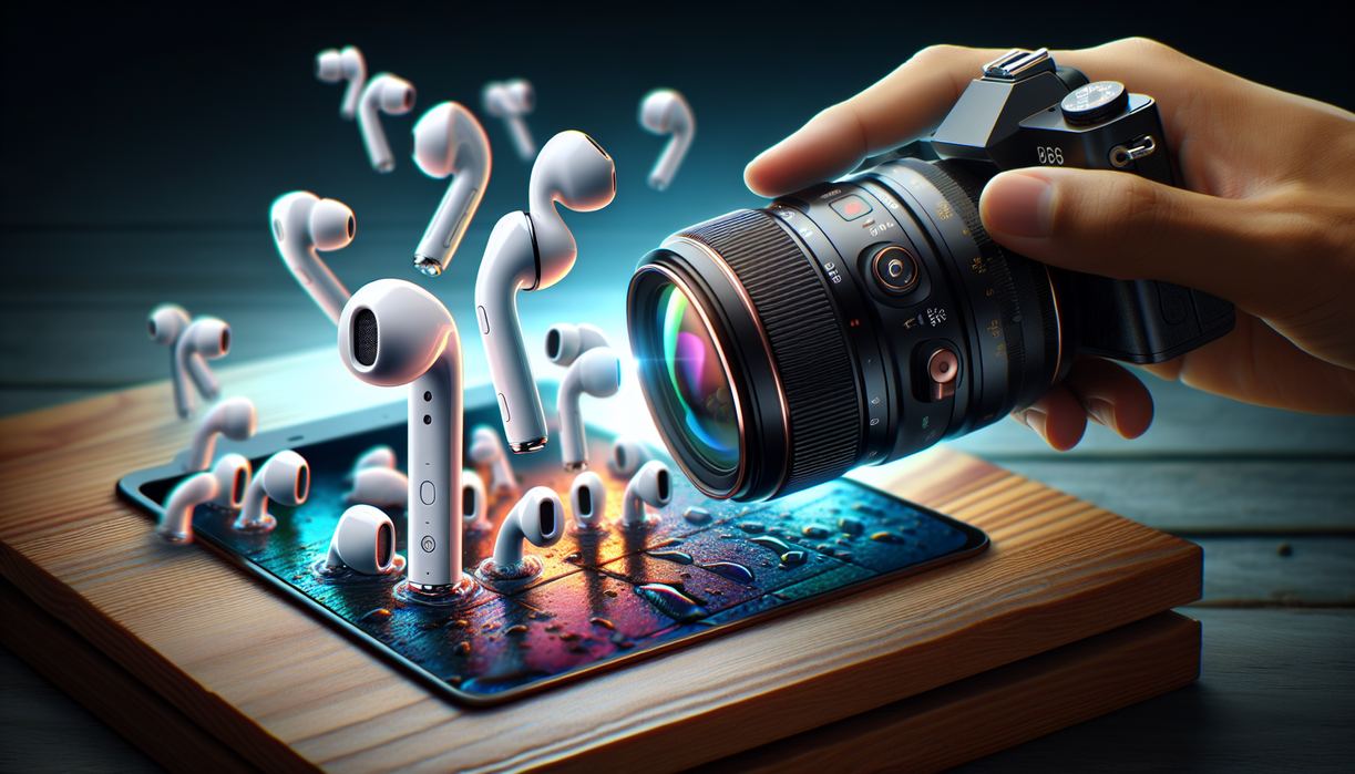 **alt_text**: Earbuds cerdas dengan fitur pintar, mengubah cara kita mendengar audio sehari-hari.