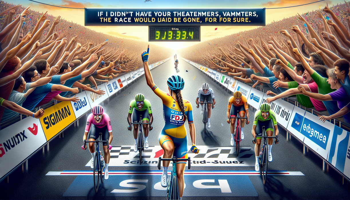 alt_text: Ally Wollaston dan para pebalap berkompetisi, menggambarkan dinamika tim dan persaingan riders.