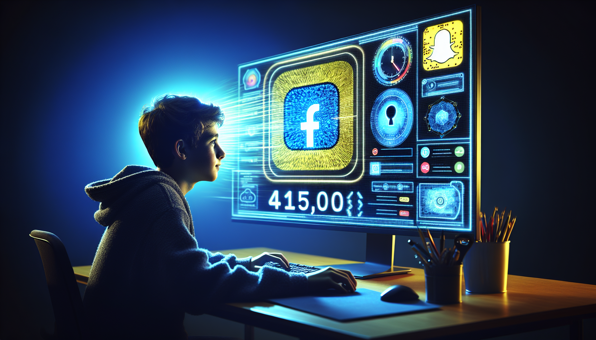 "alt_text": "Poster Internet Aman, Snapchat dengan akun anak-anak dan keamanan digital."