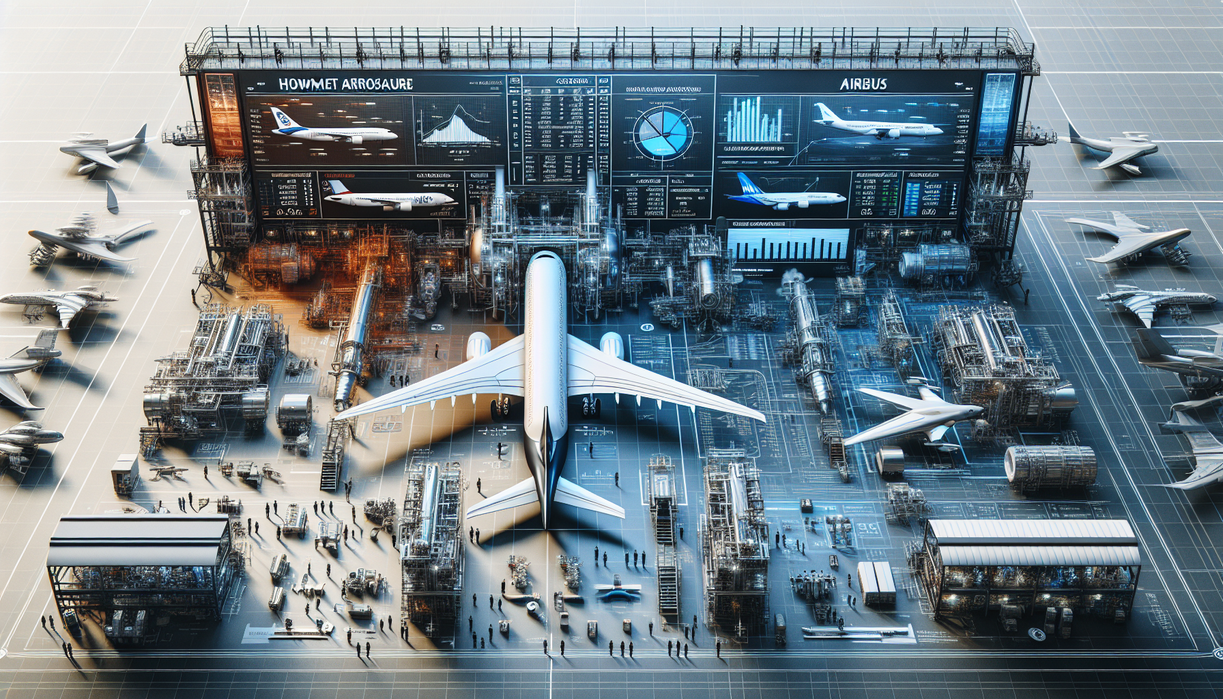 alt_text: Grafik perbandingan saham HWM dan EADSY menunjukkan tren fluktuasi harga dari 2020-2023.