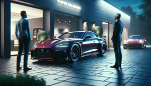 alt_text: Mustang GTD dan GT3 RS bersaing, menyoroti ego, uang, dan gengsi otomotif.