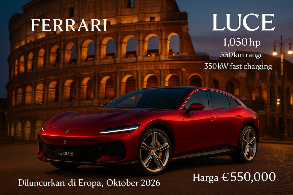 Ferrari Luce: Babak Baru Mobil Listrik Super Mewah