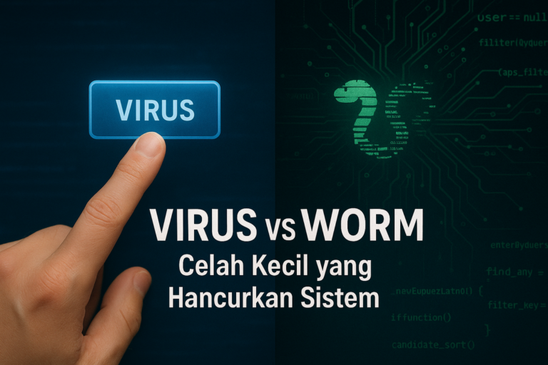 Virus vs Worm: Celah Kecil yang Hancurkan Sistem