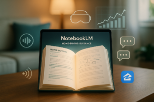 alt_text: Diskusi tentang peran Zillow dan NotebookLM dalam inovasi pencarian rumah masa depan.