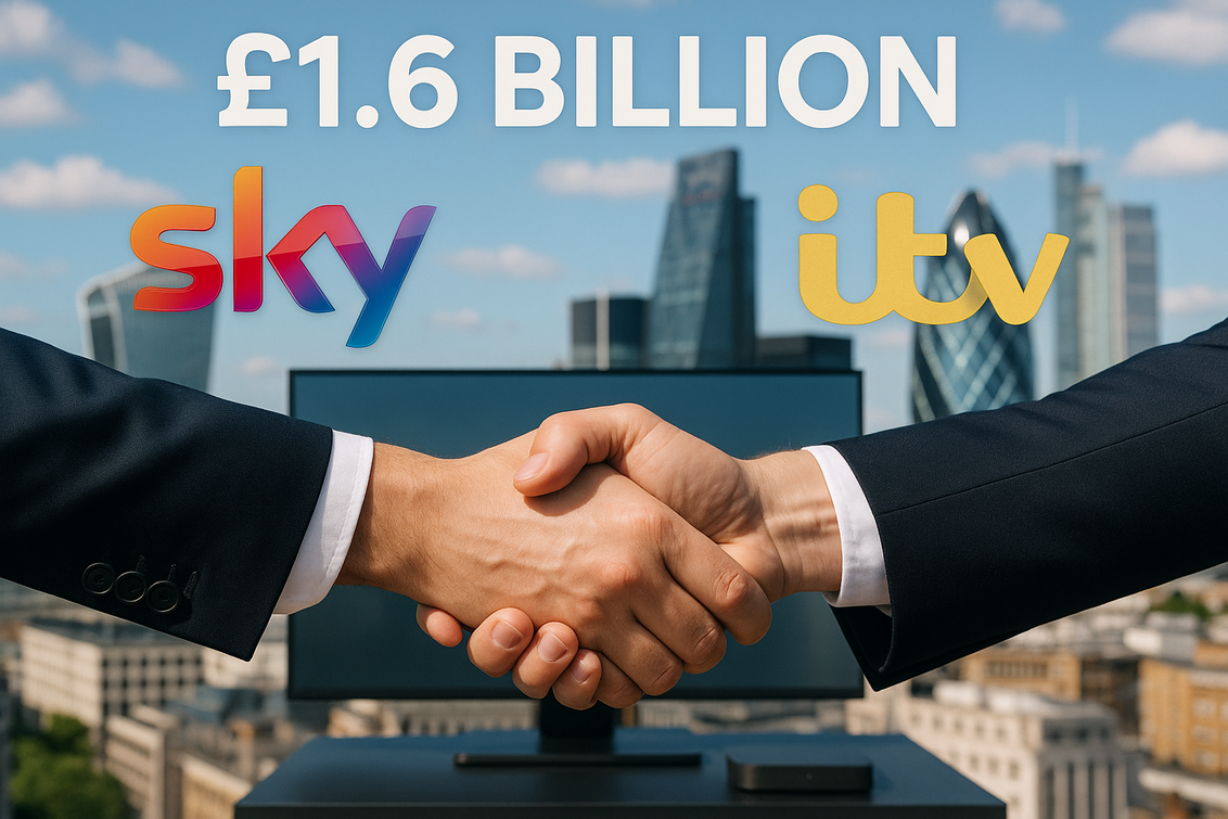 alt_text: Sky berhasil mengakuisisi ITV, membuka babak baru dalam industri media Inggris.