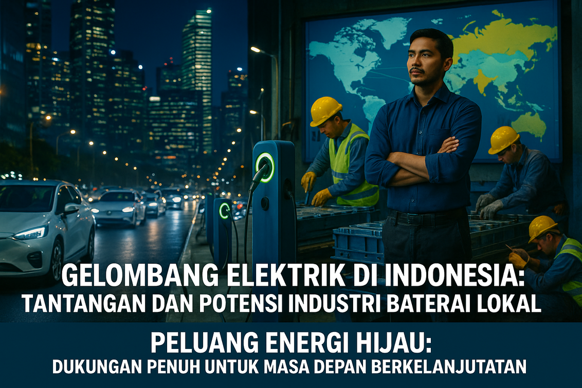 Mobil listrik Indonesia berkembang pesat, tetapi teknologi baterai masih perlu ditingkatkan.