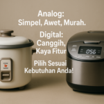 Rice Cooker Digital vs Analog, Mana Tepat untukmu?